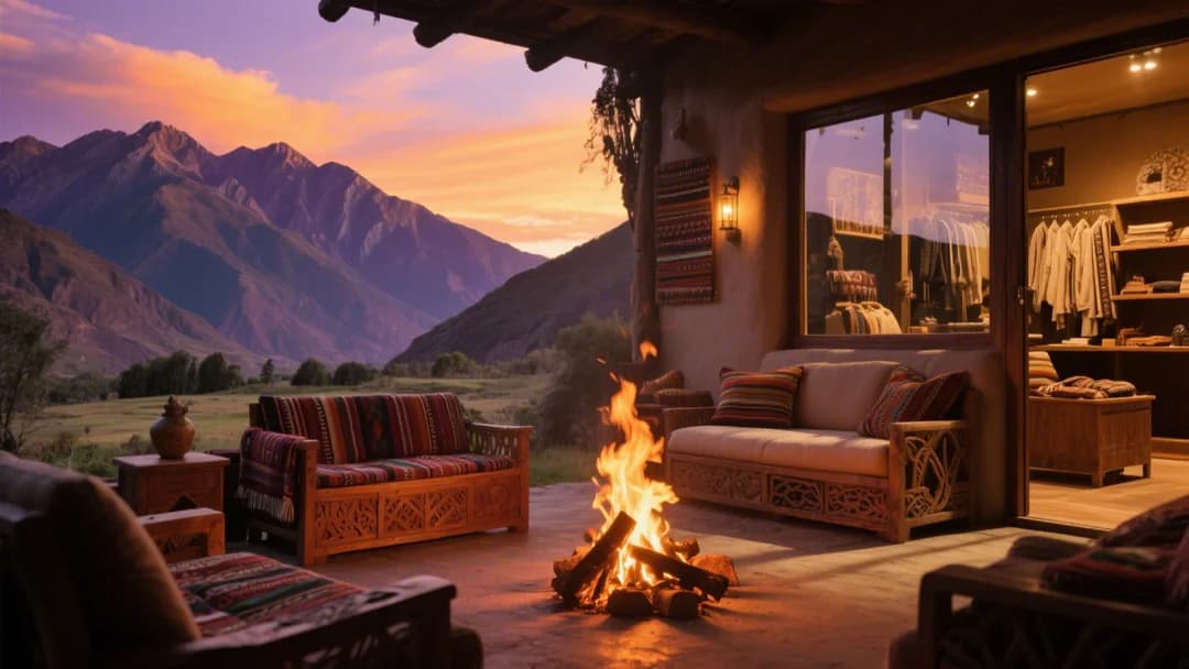 Tienda de safari de Kakupi en el valle de Urubamba, Cusco.