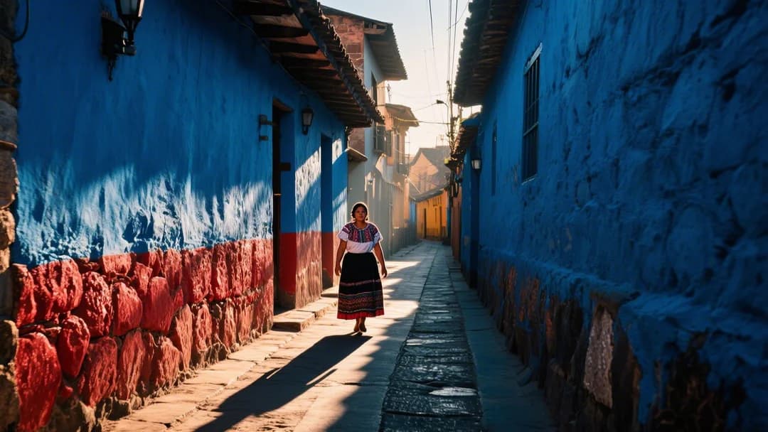 Calle 7 Borreguitos en Cusco, una explosión de colores perfecta para fotos