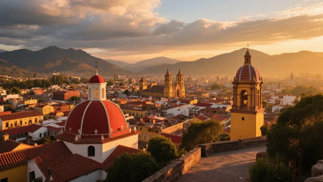 Vista panorámica de Cusco desde el mirador de San Cristóbal