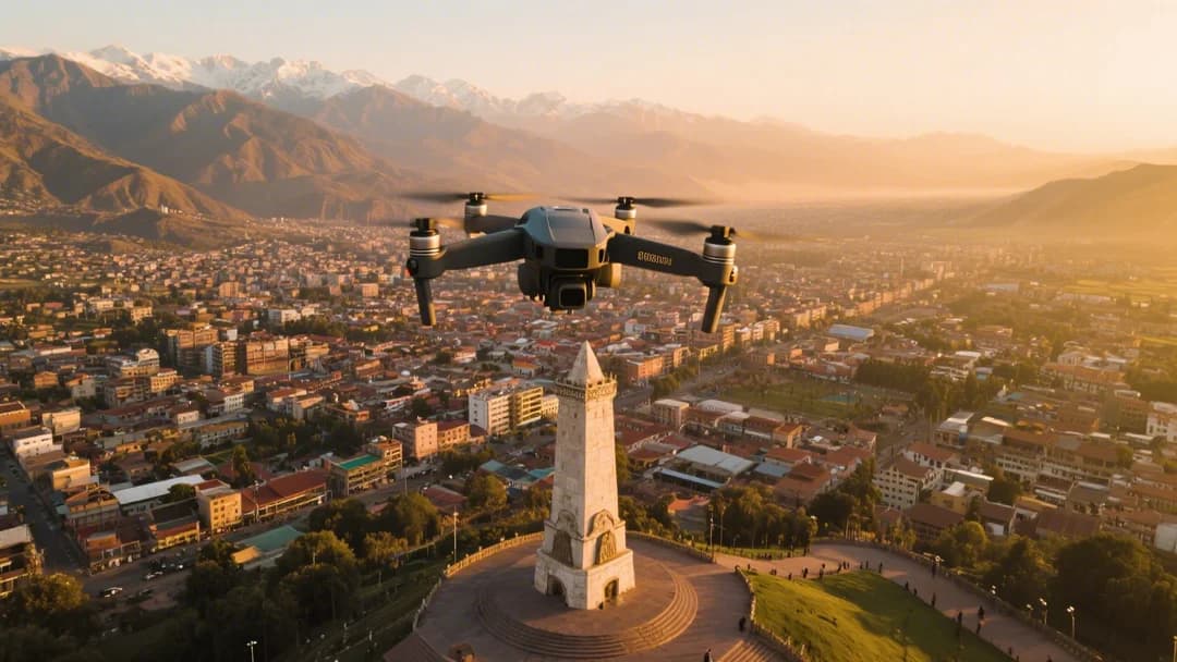Vista panorámica desde el mirador del Monumento a Pachacútec